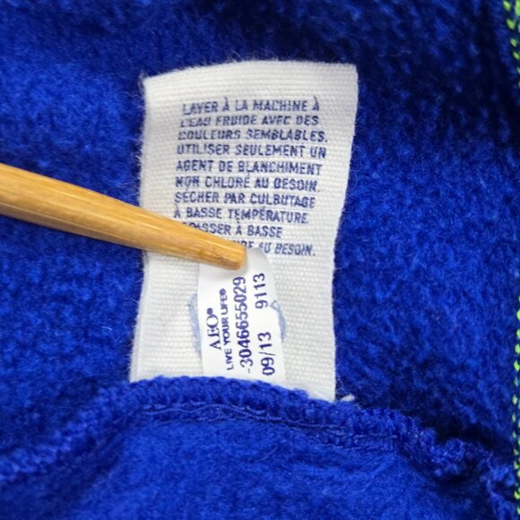 American Eagle Outfitters Blue Hoodie Sweatshirt Mens M Logo Pullover Streetwear - Picture 7 of 9